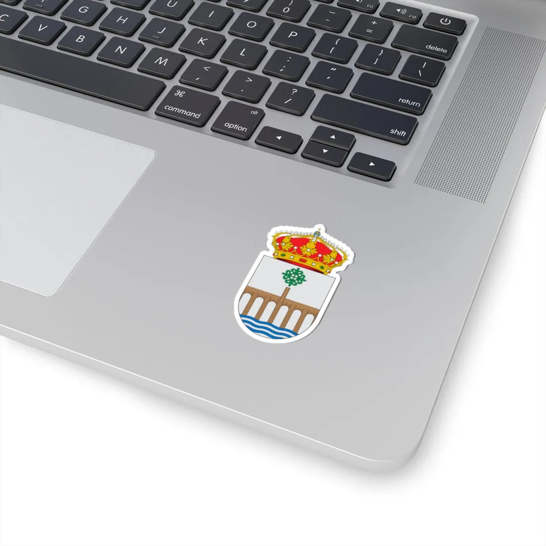 Escudo de Alcántara2 (Spain) (Coat of Arms) STICKER Vinyl Kiss-Cut Decal - The Sticker Space