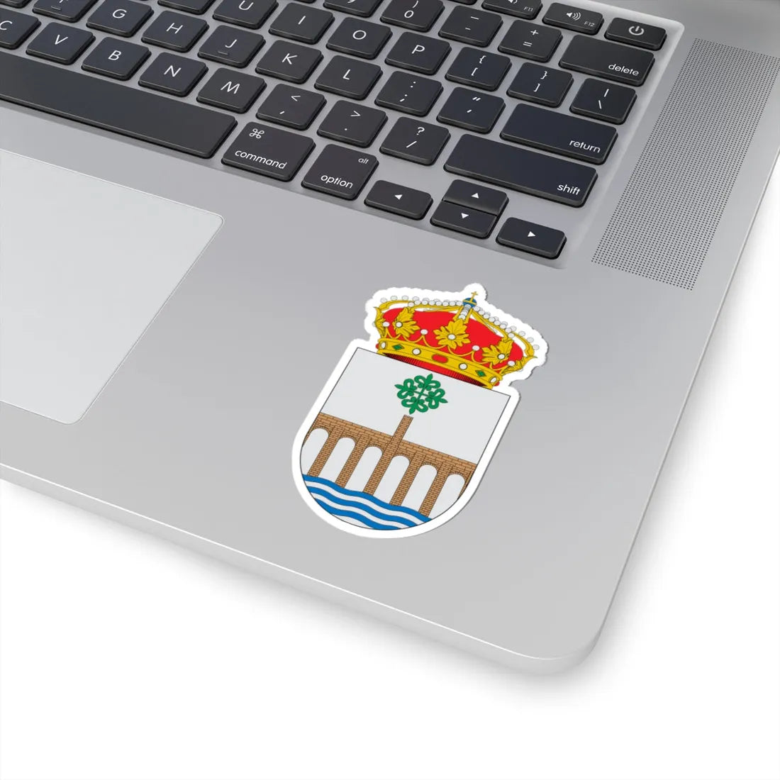 Escudo de Alcántara2 (Spain) (Coat of Arms) STICKER Vinyl Kiss-Cut Decal - The Sticker Space