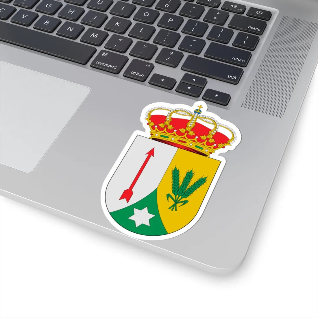 Escudo de Alcoba de los Montes Ciudad Real (Spain) (Coat of Arms) STICKER Vinyl Kiss-Cut Decal - The Sticker Space