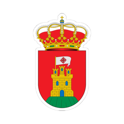 Escudo de Alcolea de Calatrava Ciudad Real (Spain) (Coat of Arms) STICKER Vinyl Kiss-Cut Decal 4 Inch White - The Sticker Space