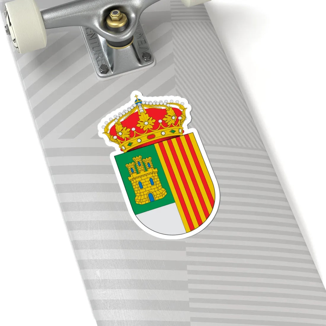 Escudo de Alcolea del Cinca (Spain) (Coat of Arms) STICKER Vinyl Kiss-Cut Decal - The Sticker Space