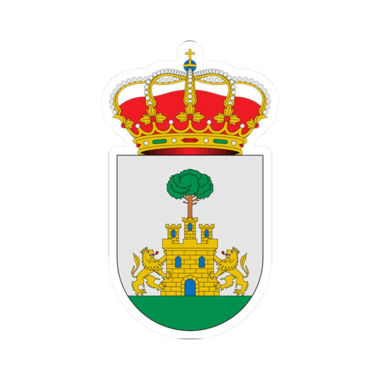 Escudo de Alcolea del Pinar Guadalajara (Spain) (Coat of Arms) STICKER Vinyl Kiss-Cut Decal 2 Inch White - The Sticker Space