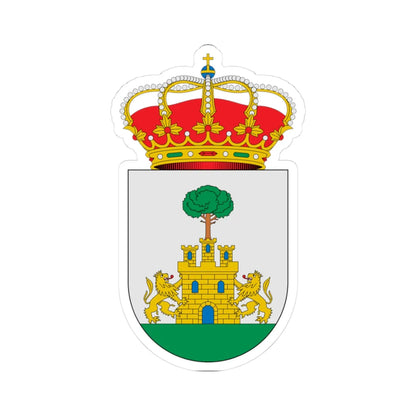 Escudo de Alcolea del Pinar Guadalajara (Spain) (Coat of Arms) STICKER Vinyl Kiss-Cut Decal 3 Inch White - The Sticker Space