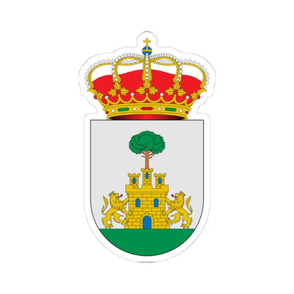 Escudo de Alcolea del Pinar Guadalajara (Spain) (Coat of Arms) STICKER Vinyl Kiss-Cut Decal 4 Inch White - The Sticker Space