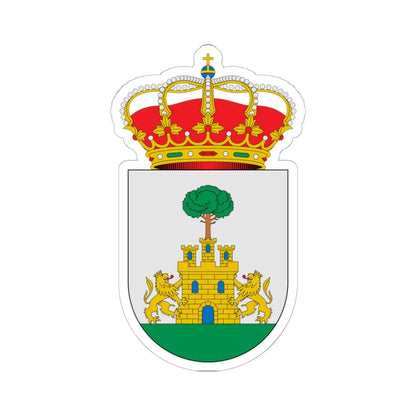 Escudo de Alcolea del Pinar Guadalajara (Spain) (Coat of Arms) STICKER Vinyl Kiss-Cut Decal 6 Inch White - The Sticker Space