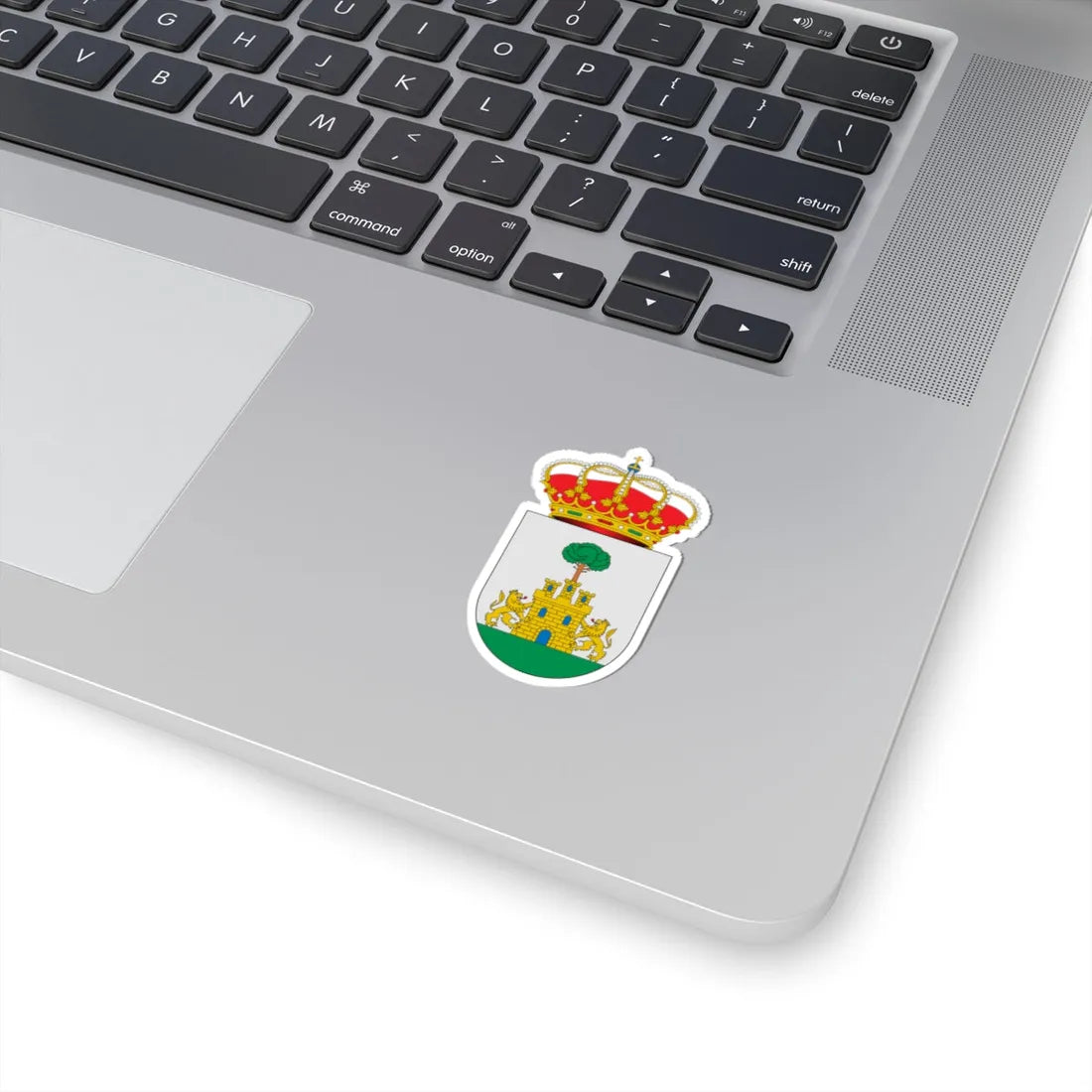 Escudo de Alcolea del Pinar Guadalajara (Spain) (Coat of Arms) STICKER Vinyl Kiss-Cut Decal - The Sticker Space