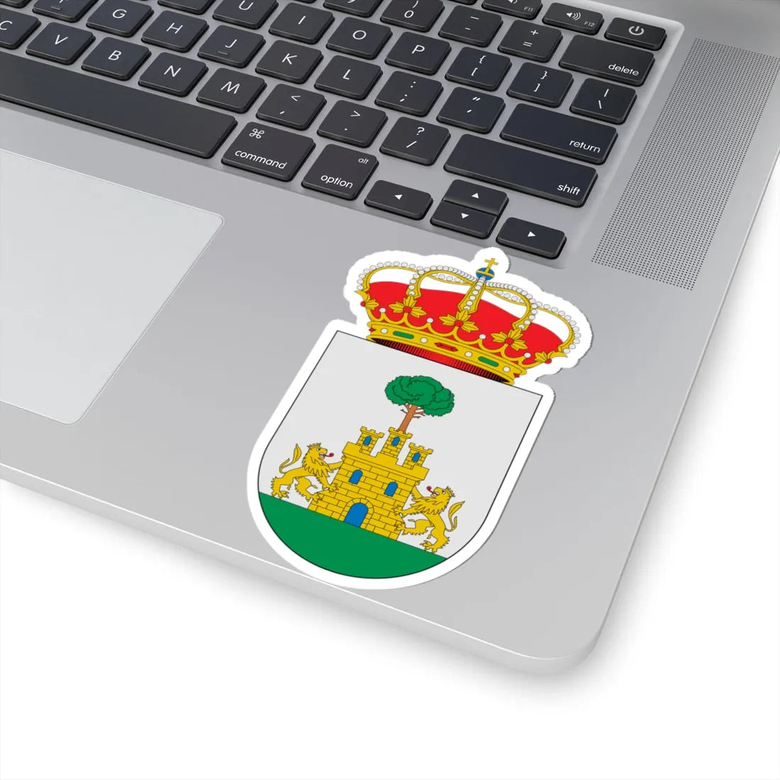 Escudo de Alcolea del Pinar Guadalajara (Spain) (Coat of Arms) STICKER Vinyl Kiss-Cut Decal - The Sticker Space