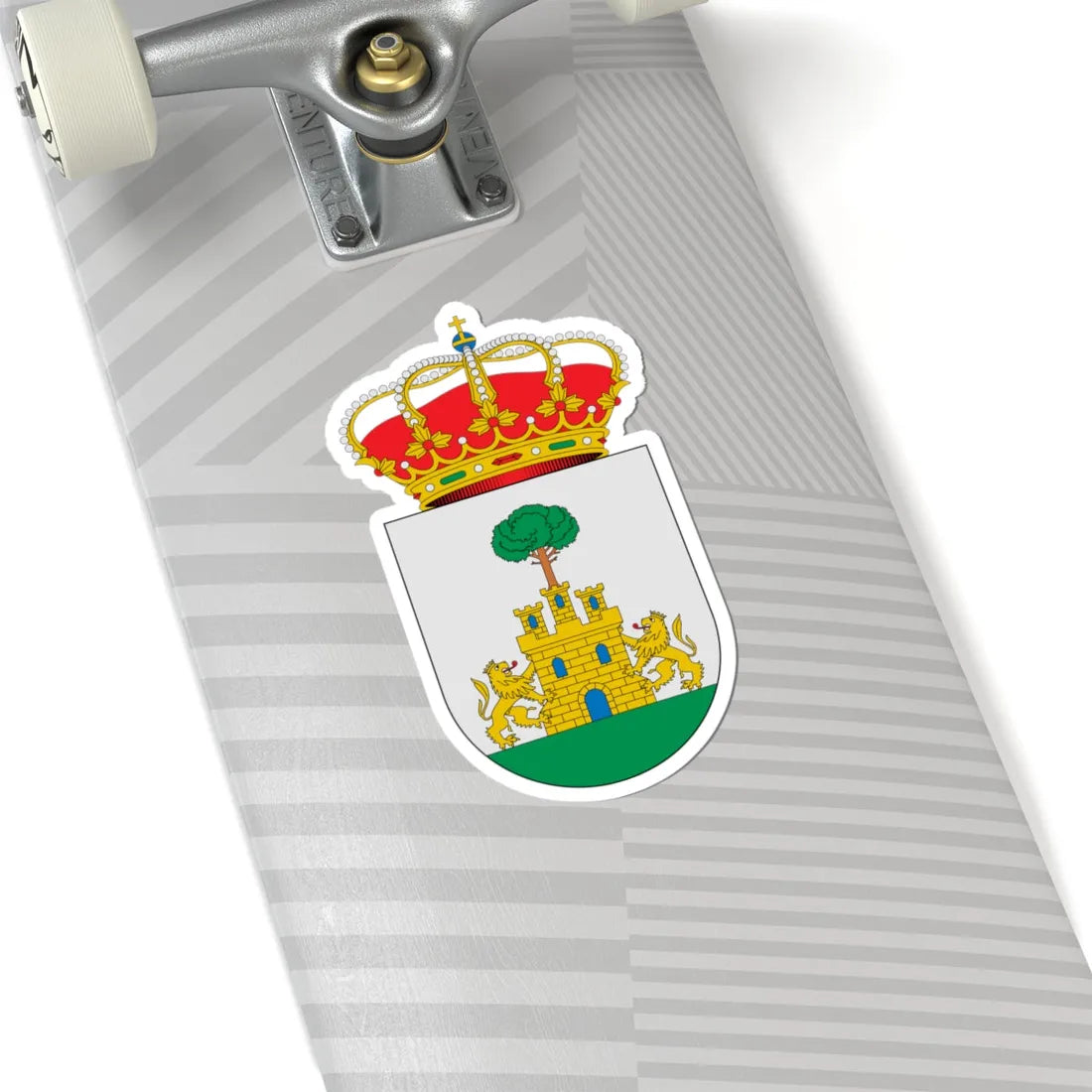 Escudo de Alcolea del Pinar Guadalajara (Spain) (Coat of Arms) STICKER Vinyl Kiss-Cut Decal - The Sticker Space