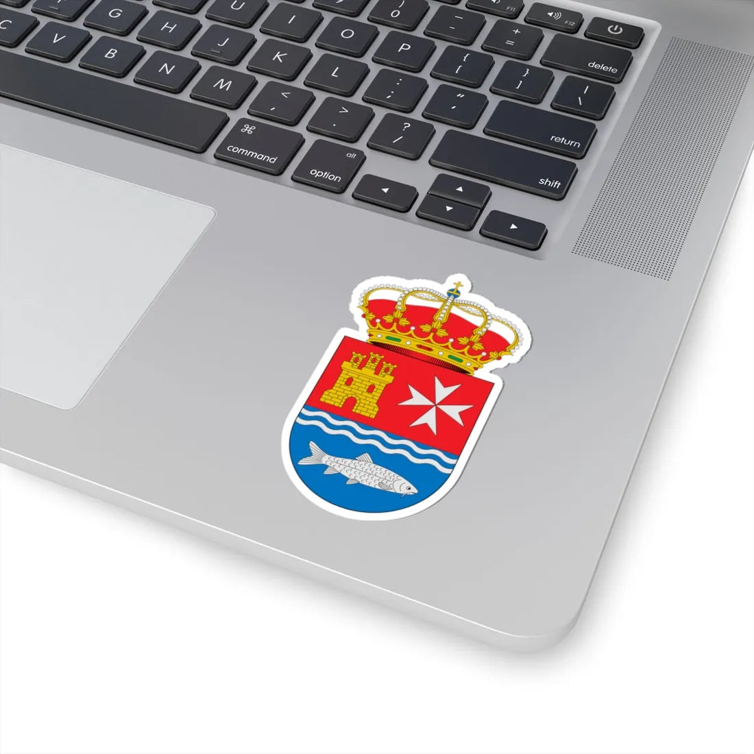 Escudo de Alcolea del Río Sevilla (Spain) (Coat of Arms) STICKER Vinyl Kiss-Cut Decal - The Sticker Space