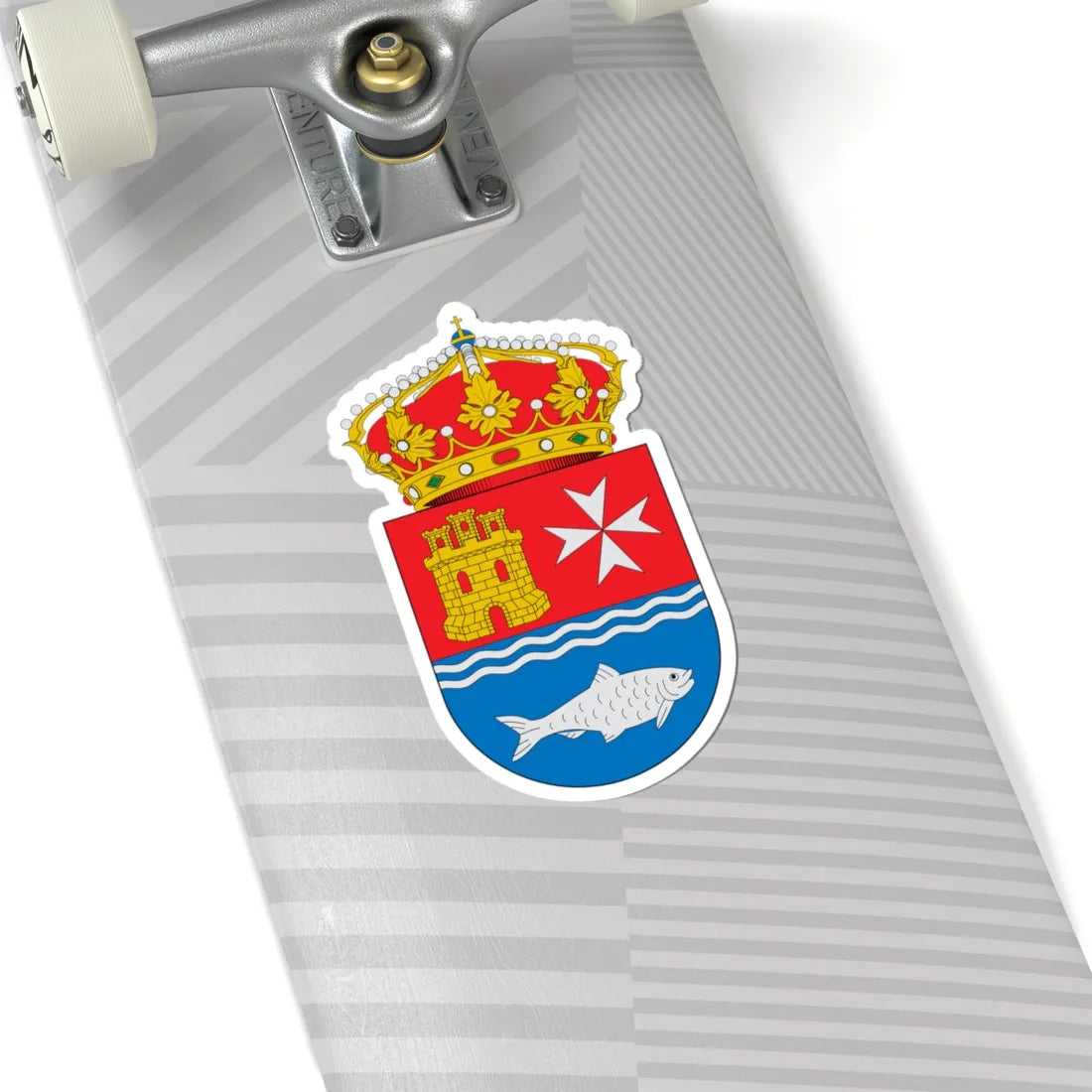 Escudo de Alcolea del Río (Spain) (Coat of Arms) STICKER Vinyl Kiss-Cut Decal - The Sticker Space