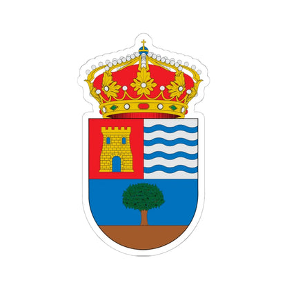Escudo de Alcolea (Spain) (Coat of Arms) STICKER Vinyl Kiss-Cut Decal 6 Inch White - The Sticker Space