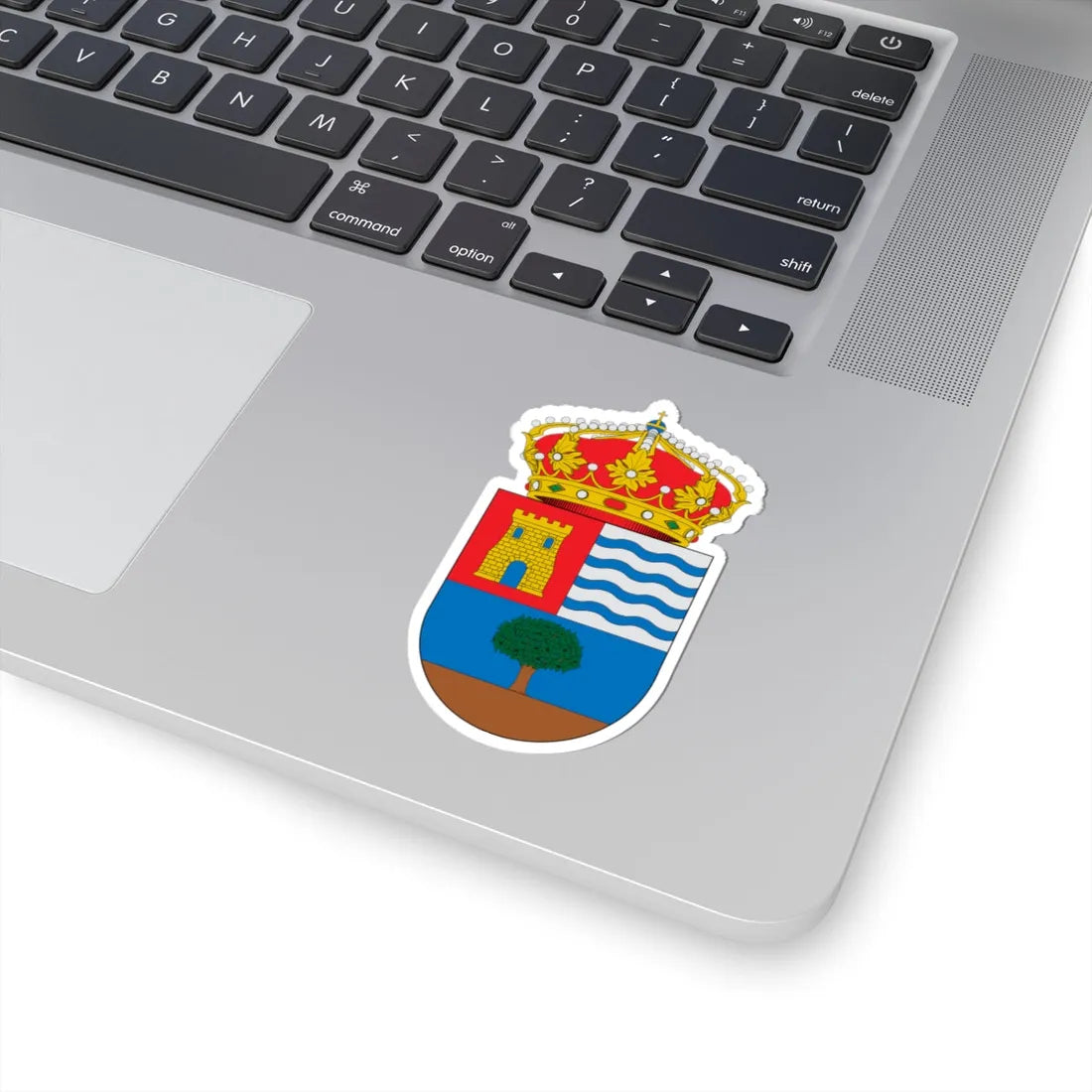 Escudo de Alcolea (Spain) (Coat of Arms) STICKER Vinyl Kiss-Cut Decal - The Sticker Space