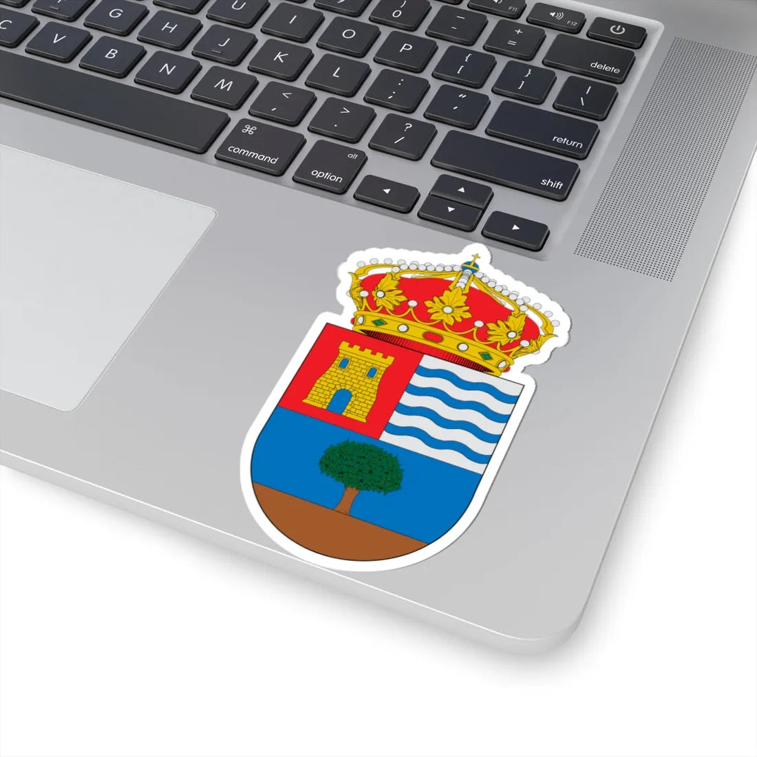 Escudo de Alcolea (Spain) (Coat of Arms) STICKER Vinyl Kiss-Cut Decal - The Sticker Space