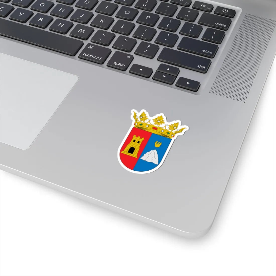 Escudo de Alcoleja (Spain) (Coat of Arms) STICKER Vinyl Kiss-Cut Decal - The Sticker Space