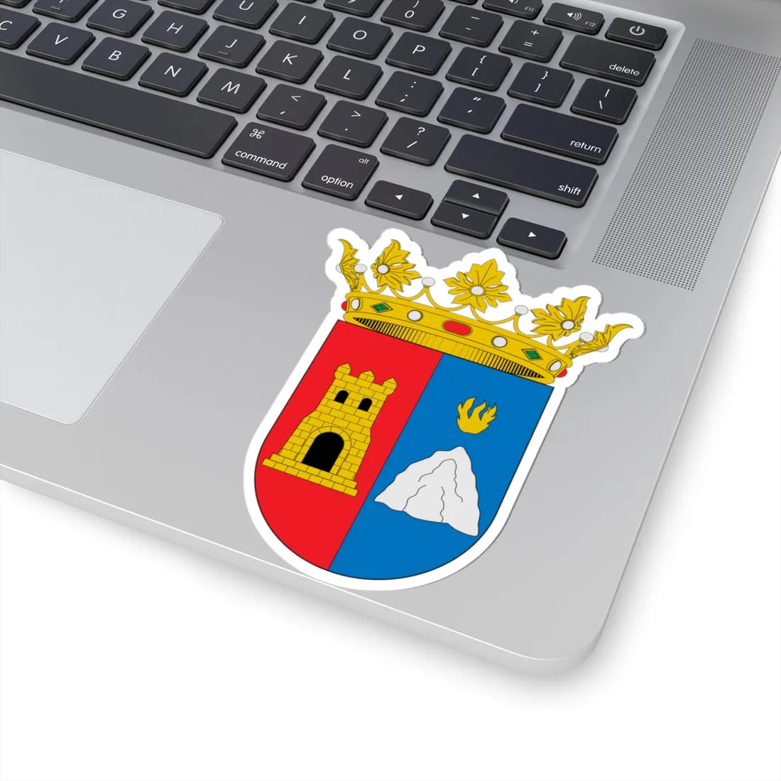 Escudo de Alcoleja (Spain) (Coat of Arms) STICKER Vinyl Kiss-Cut Decal - The Sticker Space