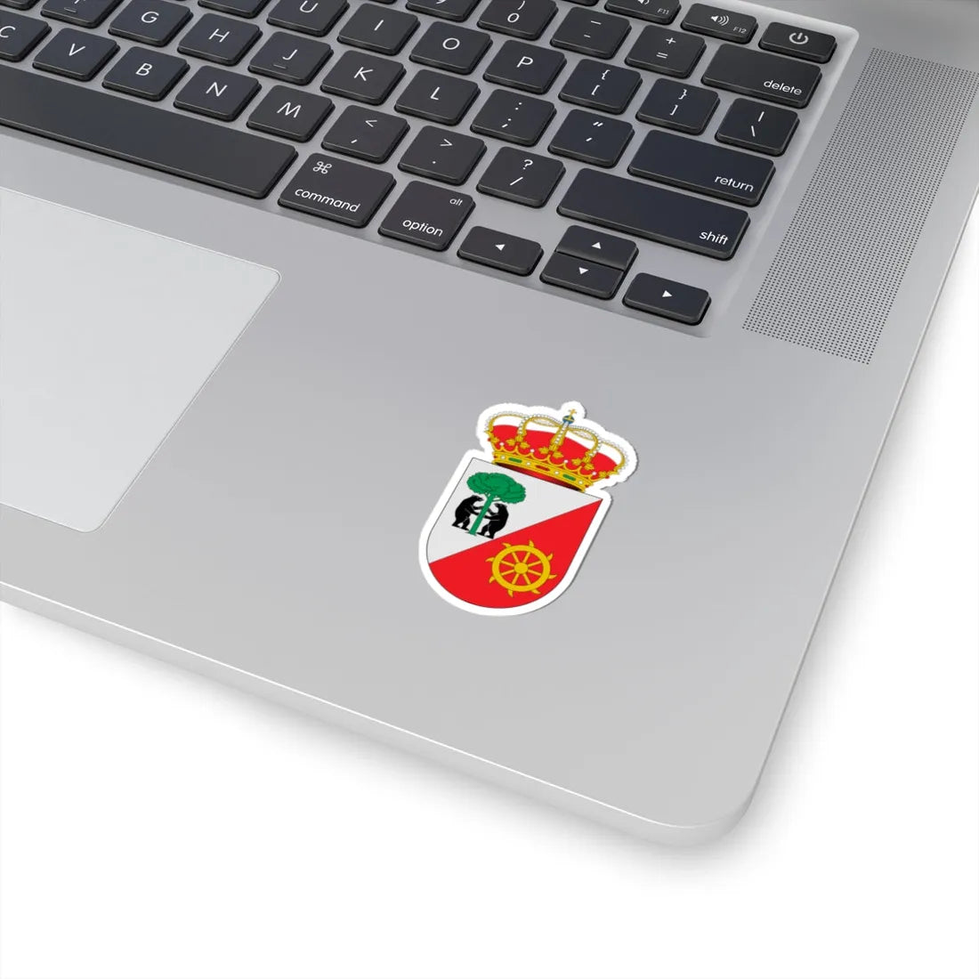 Escudo de Alcollarín Cáceres (Spain) (Coat of Arms) STICKER Vinyl Kiss-Cut Decal - The Sticker Space