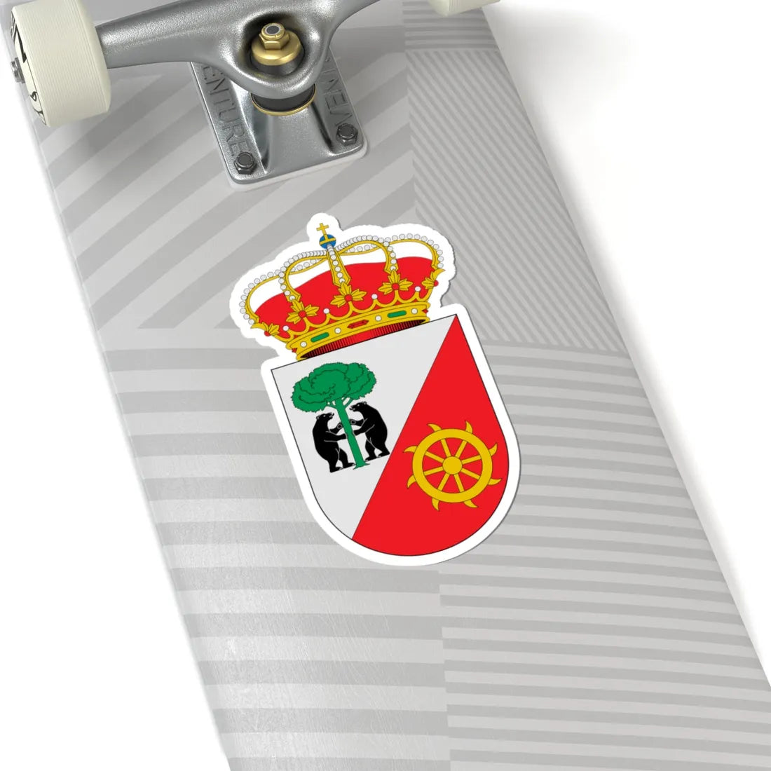 Escudo de Alcollarín Cáceres (Spain) (Coat of Arms) STICKER Vinyl Kiss-Cut Decal - The Sticker Space