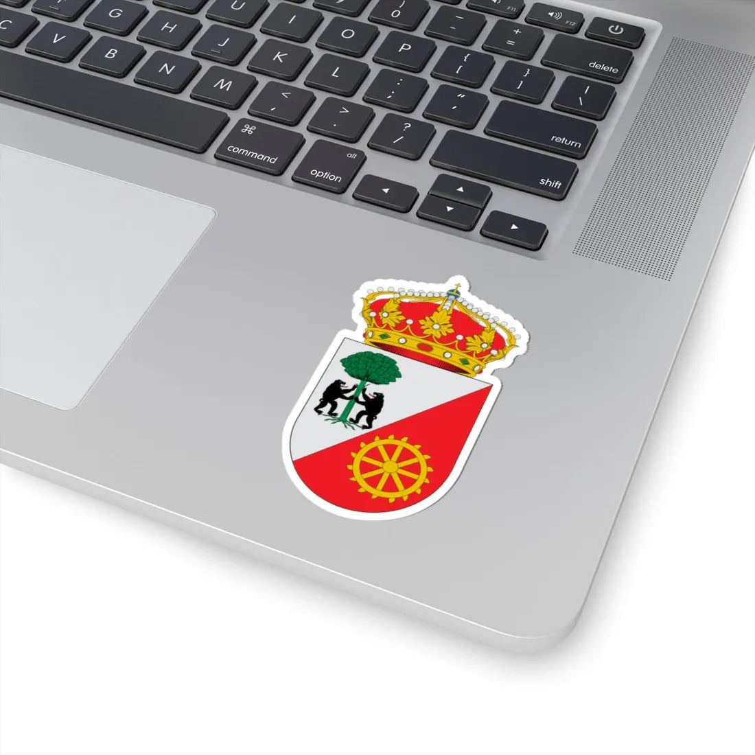 Escudo de Alcollarín (Spain) (Coat of Arms) STICKER Vinyl Kiss-Cut Decal - The Sticker Space