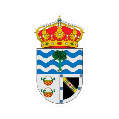 Escudo de Alcontar (Spain) (Coat of Arms) STICKER Vinyl Kiss-Cut Decal 2 Inch White - The Sticker Space