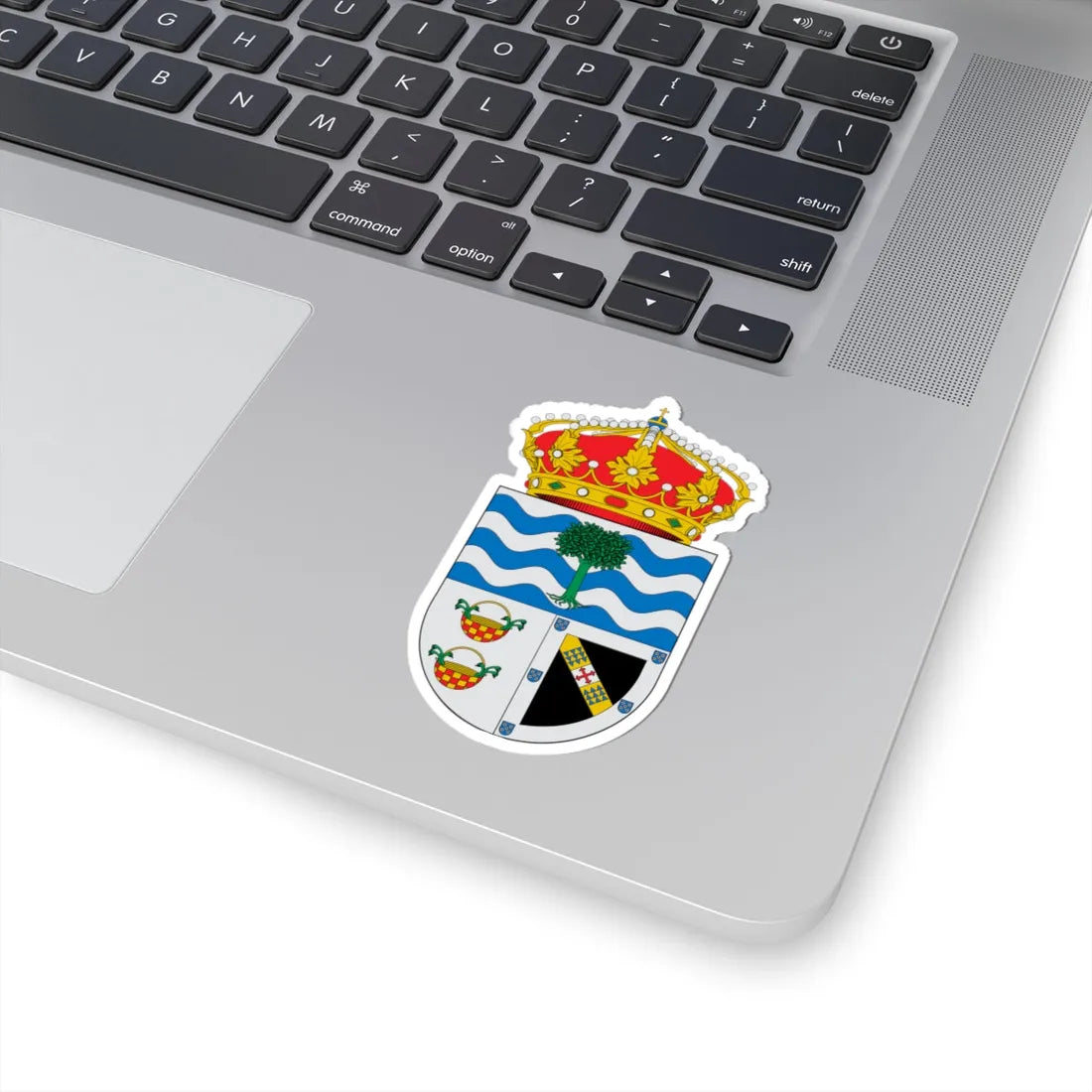 Escudo de Alcontar (Spain) (Coat of Arms) STICKER Vinyl Kiss-Cut Decal - The Sticker Space