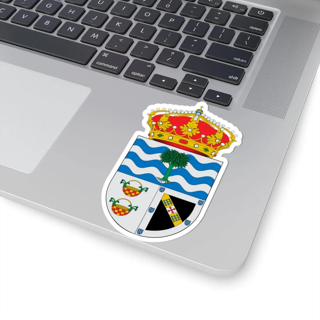 Escudo de Alcontar (Spain) (Coat of Arms) STICKER Vinyl Kiss-Cut Decal - The Sticker Space