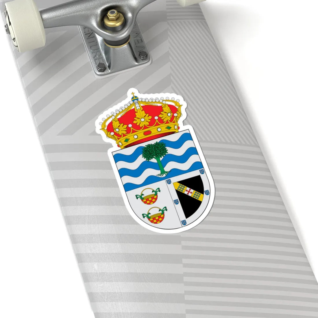 Escudo de Alcontar (Spain) (Coat of Arms) STICKER Vinyl Kiss-Cut Decal - The Sticker Space
