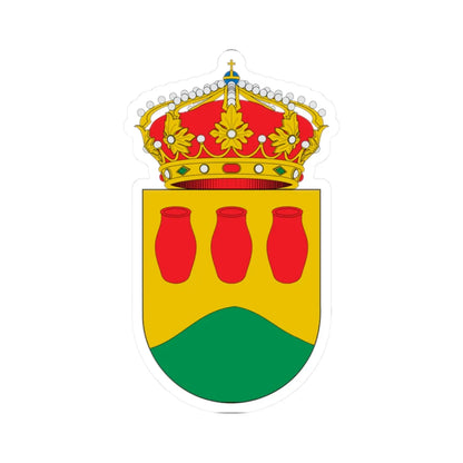 Escudo de Alcorcon (Spain) (Coat of Arms) STICKER Vinyl Kiss-Cut Decal 2 Inch White - The Sticker Space
