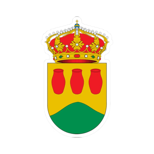 Escudo de Alcorcon (Spain) (Coat of Arms) STICKER Vinyl Kiss-Cut Decal 2 Inch White - The Sticker Space