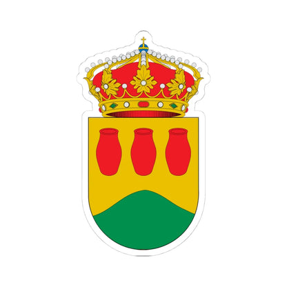 Escudo de Alcorcon (Spain) (Coat of Arms) STICKER Vinyl Kiss-Cut Decal 4 Inch White - The Sticker Space