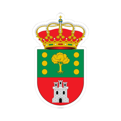 Escudo de Alcoroches Guadalajara (Spain) (Coat of Arms) STICKER Vinyl Kiss-Cut Decal 3 Inch White - The Sticker Space