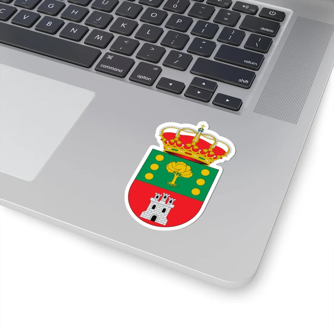 Escudo de Alcoroches Guadalajara (Spain) (Coat of Arms) STICKER Vinyl Kiss-Cut Decal - The Sticker Space