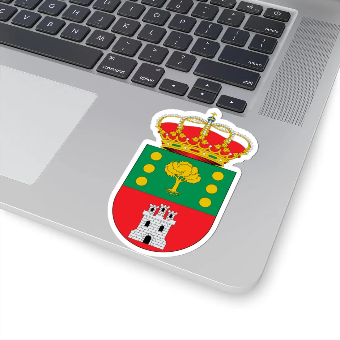 Escudo de Alcoroches Guadalajara (Spain) (Coat of Arms) STICKER Vinyl Kiss-Cut Decal - The Sticker Space