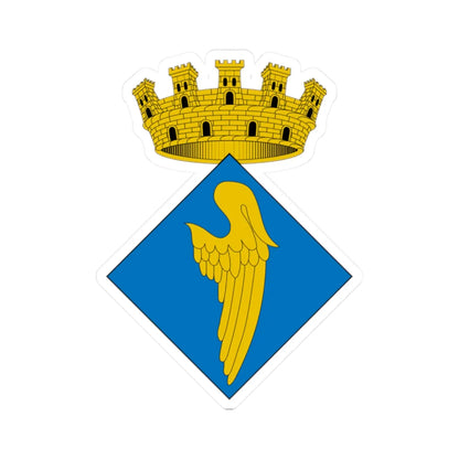 Escudo de Alcover (Spain) (Coat of Arms) STICKER Vinyl Kiss-Cut Decal 2 Inch White - The Sticker Space