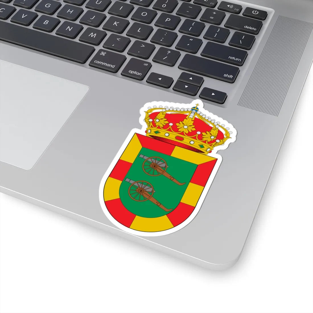 Escudo de Alcubierre (Spain) (Coat of Arms) STICKER Vinyl Kiss-Cut Decal - The Sticker Space