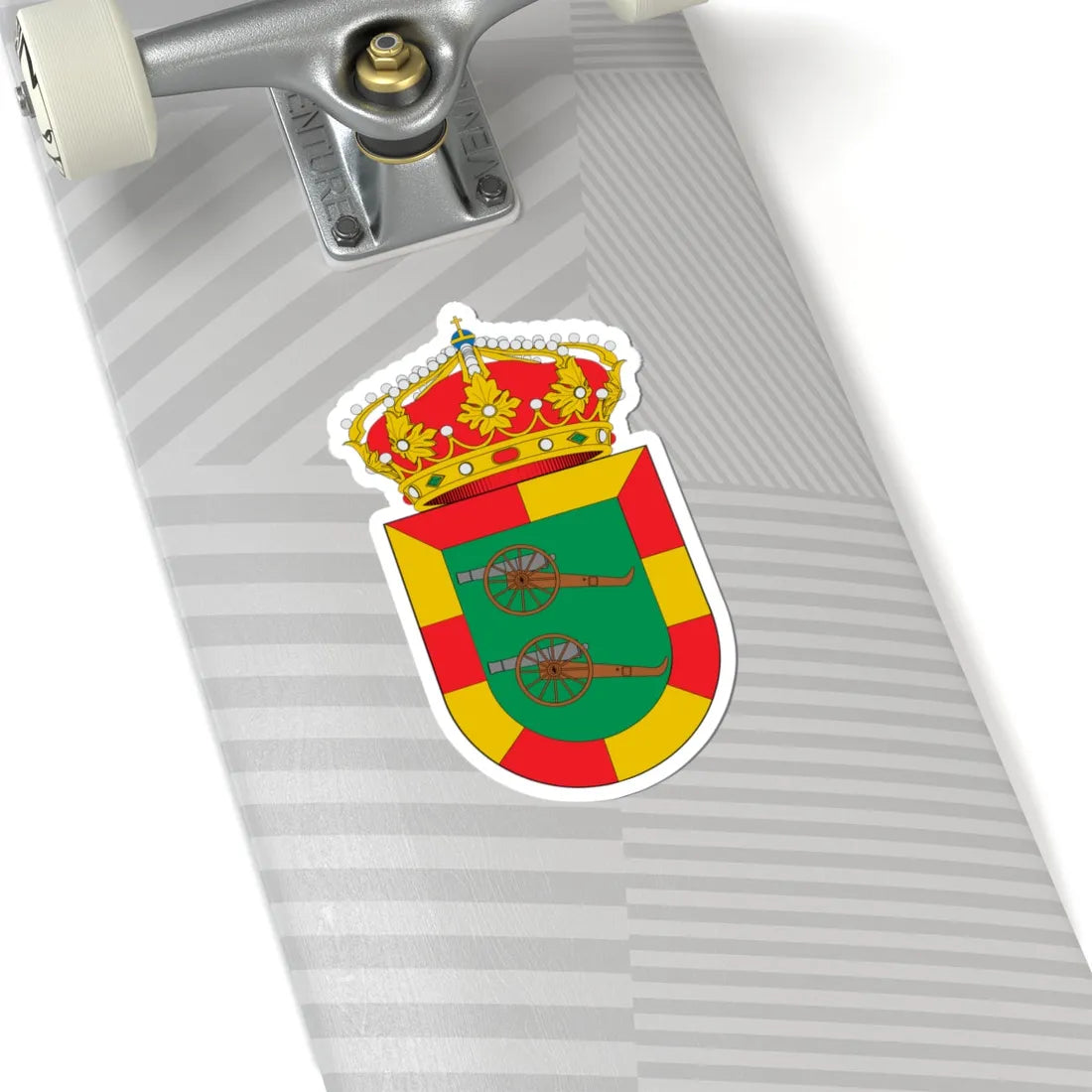 Escudo de Alcubierre (Spain) (Coat of Arms) STICKER Vinyl Kiss-Cut Decal - The Sticker Space