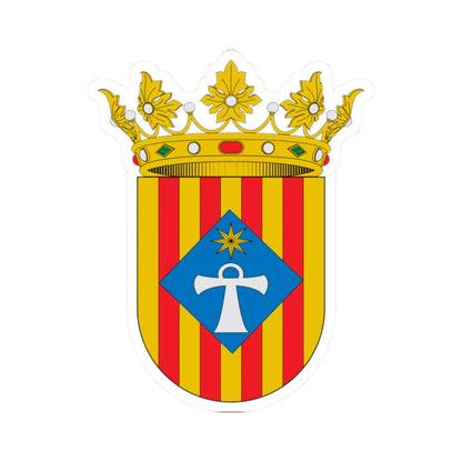 Escudo de Alcublas (Spain) (Coat of Arms) STICKER Vinyl Kiss-Cut Decal 2 Inch White - The Sticker Space