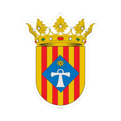 Escudo de Alcublas (Spain) (Coat of Arms) STICKER Vinyl Kiss-Cut Decal 3 Inch White - The Sticker Space