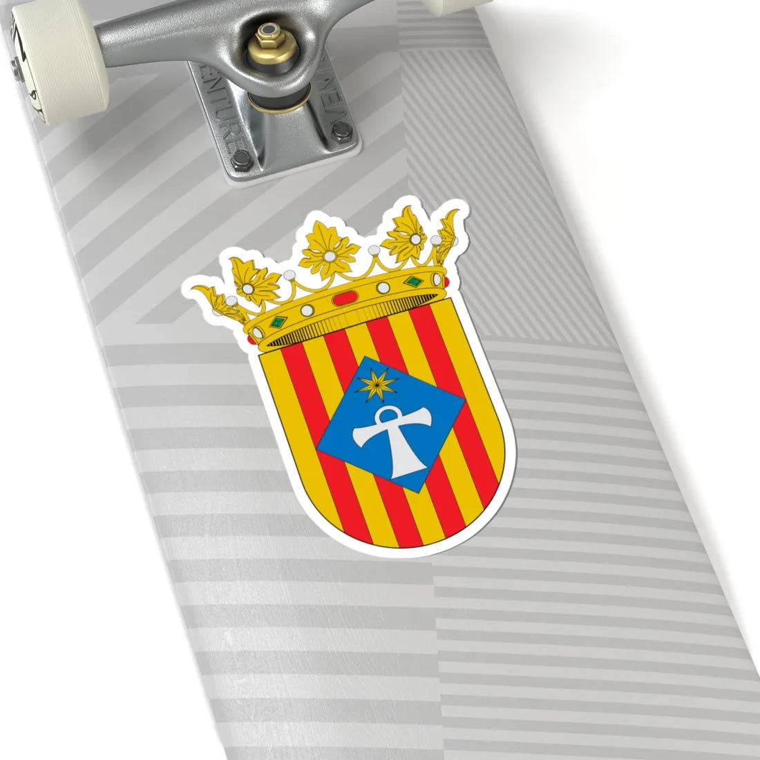 Escudo de Alcublas (Spain) (Coat of Arms) STICKER Vinyl Kiss-Cut Decal - The Sticker Space