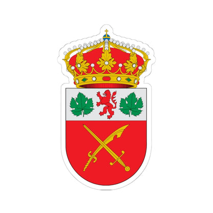 Escudo de Alcudia de Monteagud (Spain) (Coat of Arms) STICKER Vinyl Kiss-Cut Decal 6 Inch White - The Sticker Space