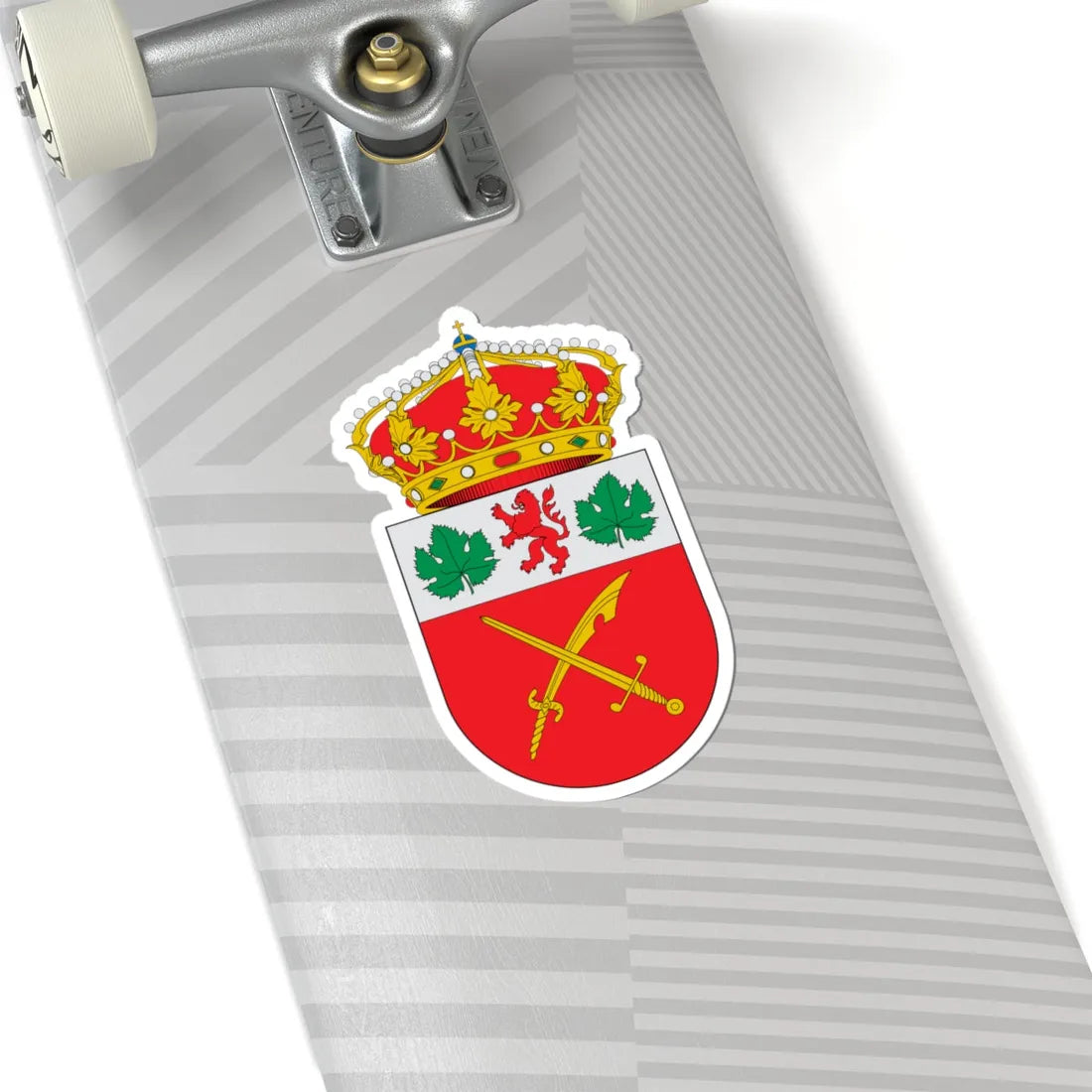 Escudo de Alcudia de Monteagud (Spain) (Coat of Arms) STICKER Vinyl Kiss-Cut Decal - The Sticker Space