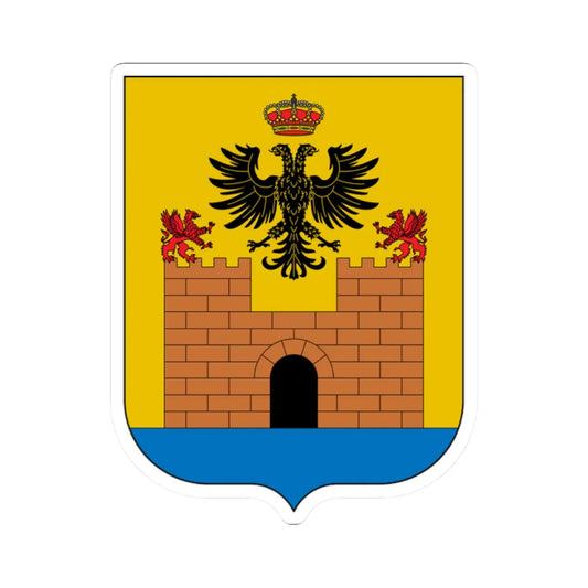 Escudo de Alcudia Islas Baleares (Spain) (Coat of Arms) STICKER Vinyl Kiss-Cut Decal 2 Inch White - The Sticker Space