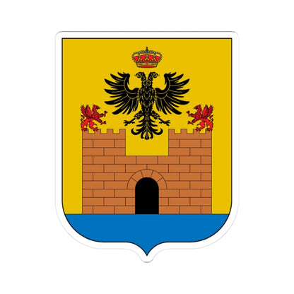 Escudo de Alcudia Islas Baleares (Spain) (Coat of Arms) STICKER Vinyl Kiss-Cut Decal 3 Inch White - The Sticker Space