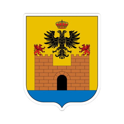 Escudo de Alcudia Islas Baleares (Spain) (Coat of Arms) STICKER Vinyl Kiss-Cut Decal 4 Inch White - The Sticker Space