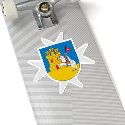 Escudo de Alcázar de San Juan Ciudad Real (Spain) (Coat of Arms) STICKER Vinyl Kiss-Cut Decal - The Sticker Space