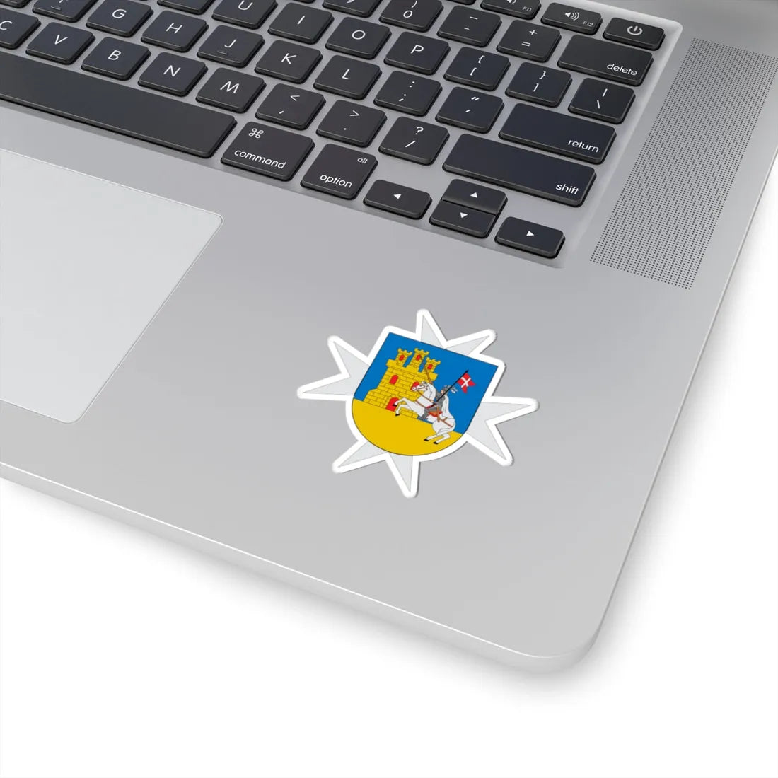 Escudo de Alcázar de San Juan Ciudad Real (Spain) (Coat of Arms) STICKER Vinyl Kiss-Cut Decal - The Sticker Space