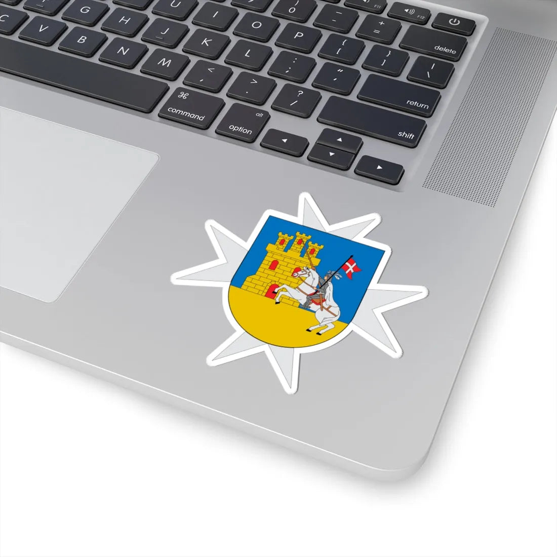 Escudo de Alcázar de San Juan Ciudad Real (Spain) (Coat of Arms) STICKER Vinyl Kiss-Cut Decal - The Sticker Space