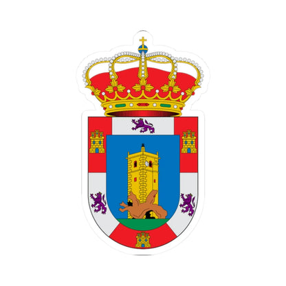 Escudo de Aldea del Cano Cáceres (Spain) (Coat of Arms) STICKER Vinyl Kiss-Cut Decal 2 Inch White - The Sticker Space