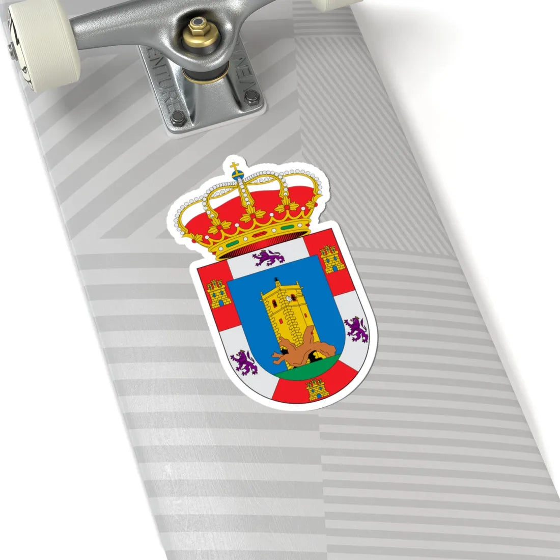 Escudo de Aldea del Cano Cáceres (Spain) (Coat of Arms) STICKER Vinyl Kiss-Cut Decal - The Sticker Space