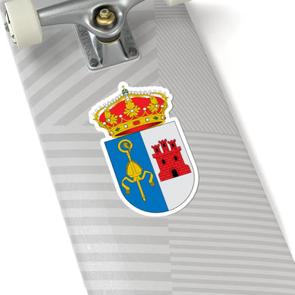 Escudo de Aldea del Obispo (Spain) (Coat of Arms) STICKER Vinyl Kiss-Cut Decal - The Sticker Space