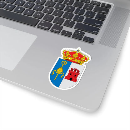 Escudo de Aldea del Obispo (Spain) (Coat of Arms) STICKER Vinyl Kiss-Cut Decal - The Sticker Space